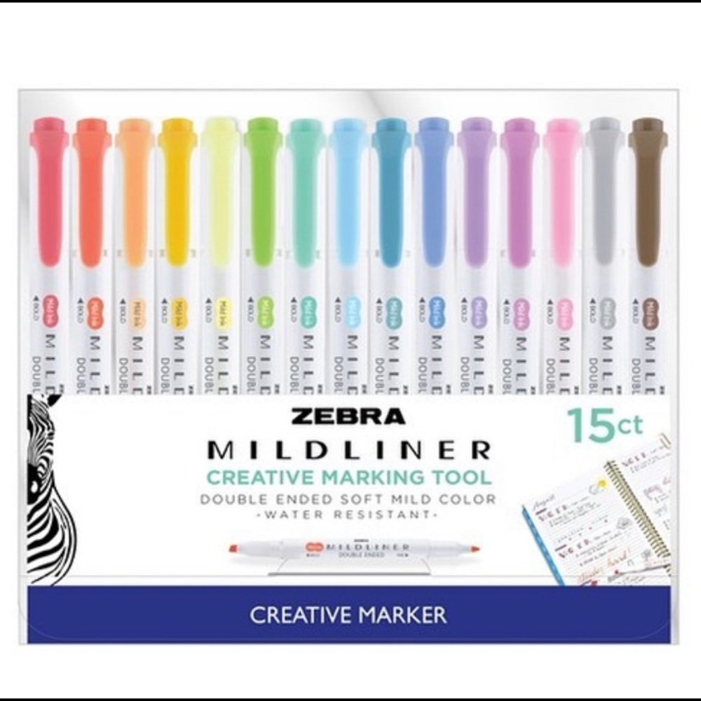 Mildliner Highlighters